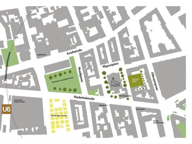 Meidlinger Markt Nähe - nachhaltig!  - Ruhelage, Nähe U4/ U6 - Neubauprojekt