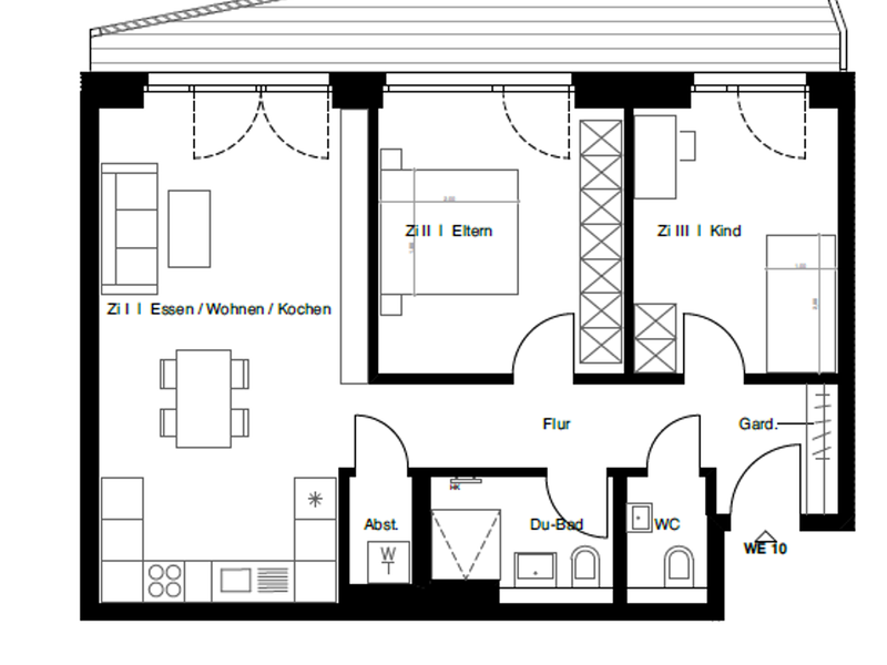 Grundriss WE10