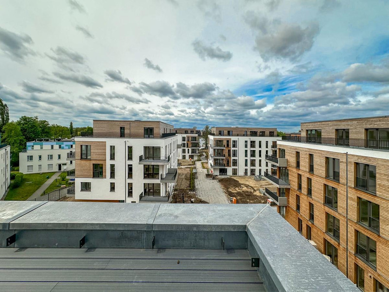 Ausblick Dachterrasse Stand April 2024