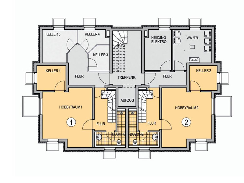 MGF-Group: Exklusive 3 Zimmerwohnung / 3 Balkone und einer Wohn-/Nutzfläche von 87,23 m².