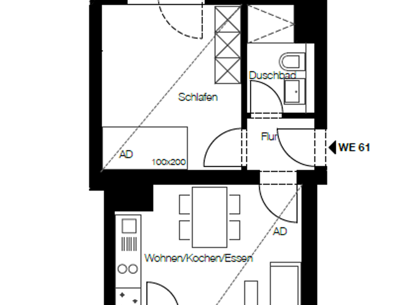 Grundriss WE61