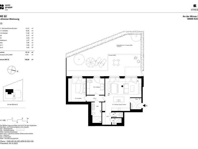 Grundriss WE 02