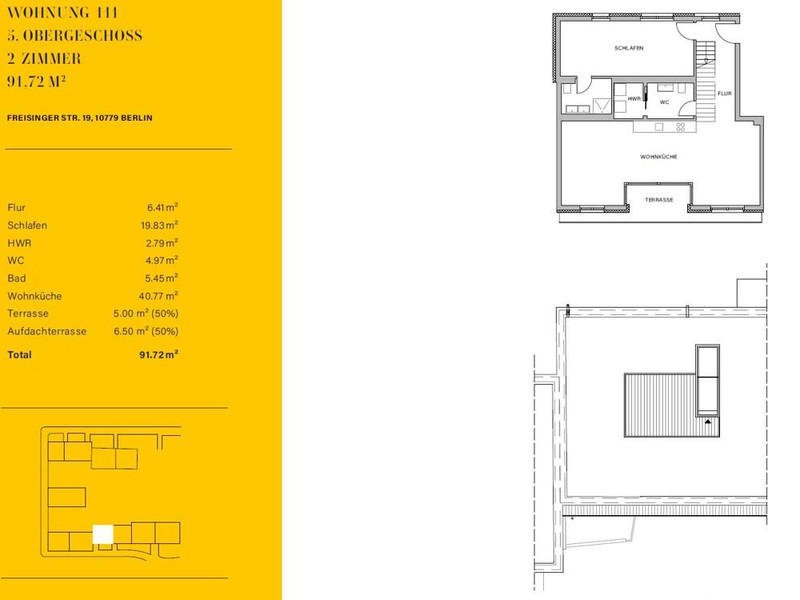 Grundriss WE 111