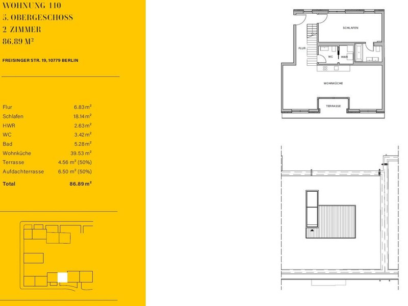 Grundriss WE 110