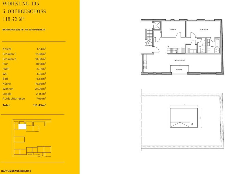 Grundriss WE 105