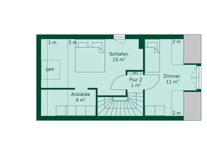 Großzügiges Dachgeschoss