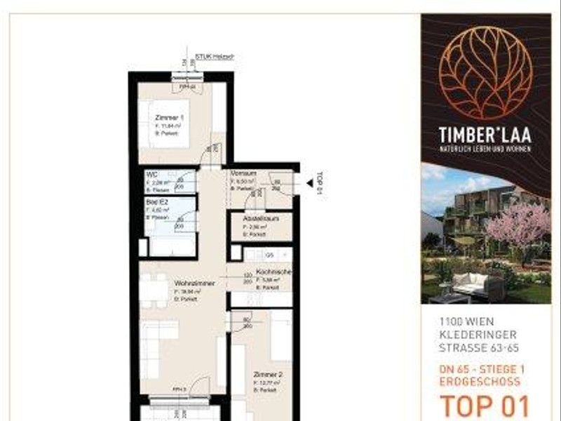 TIMBER*LAA - Bezugsfertige Neubau Erstbezugswohnungen mit ersklassigem Wohnklima