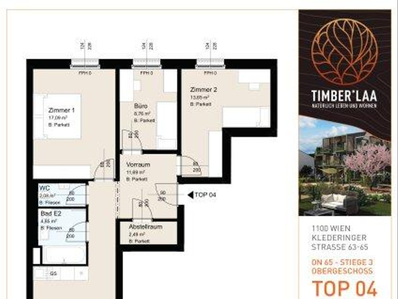 TIMBER*LAA - Bezugsfertige Neubau Erstbezugswohnungen mit ersklassigem Wohnklima