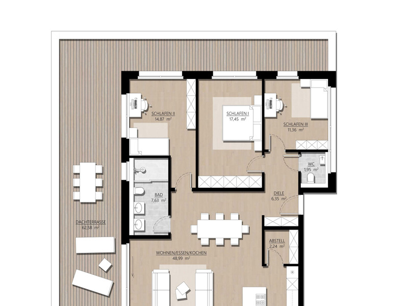 Wohnung 6 (Penthouse)