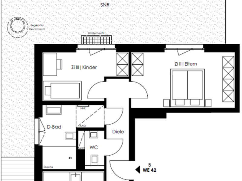 Grundriss WE42