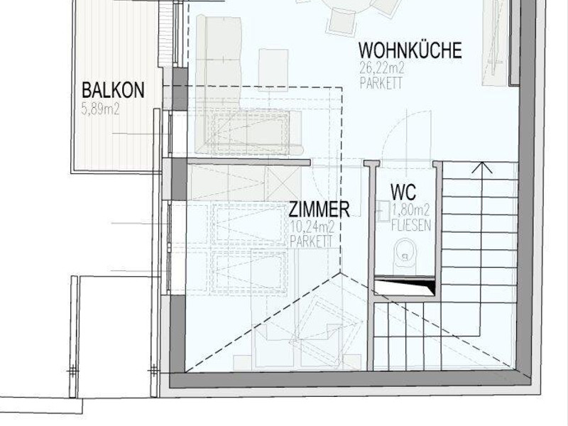 Das Townhouse // 3 Zimmer, Freifläche & Apartmentwidmung // MG11