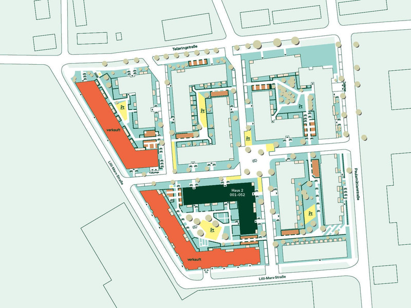 Lageplan der Eigentumswohnungen