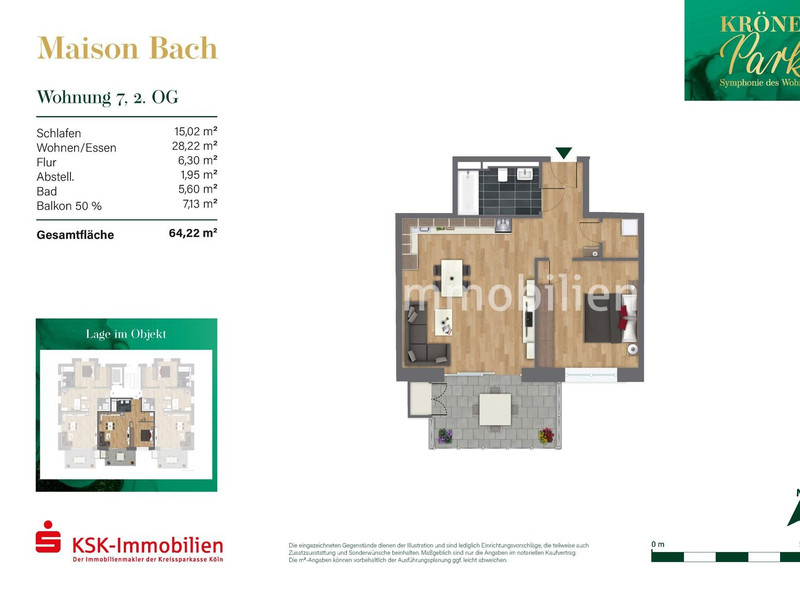 Grundriss Haus 2 Maison Bach Wohnung 7