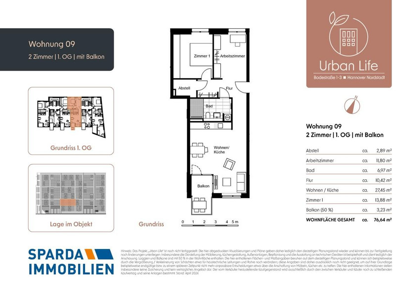 Grundriss Wohnung 09