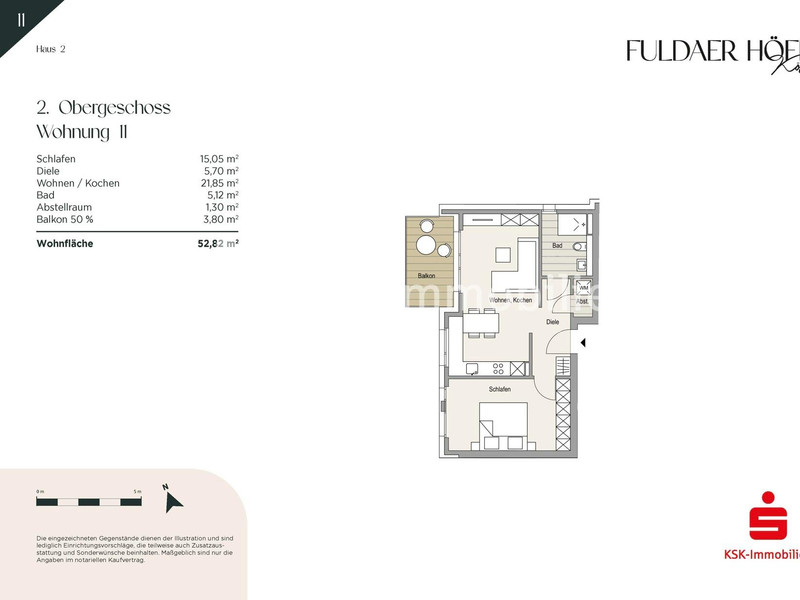 Grundriss Haus 2 Wohnung 11