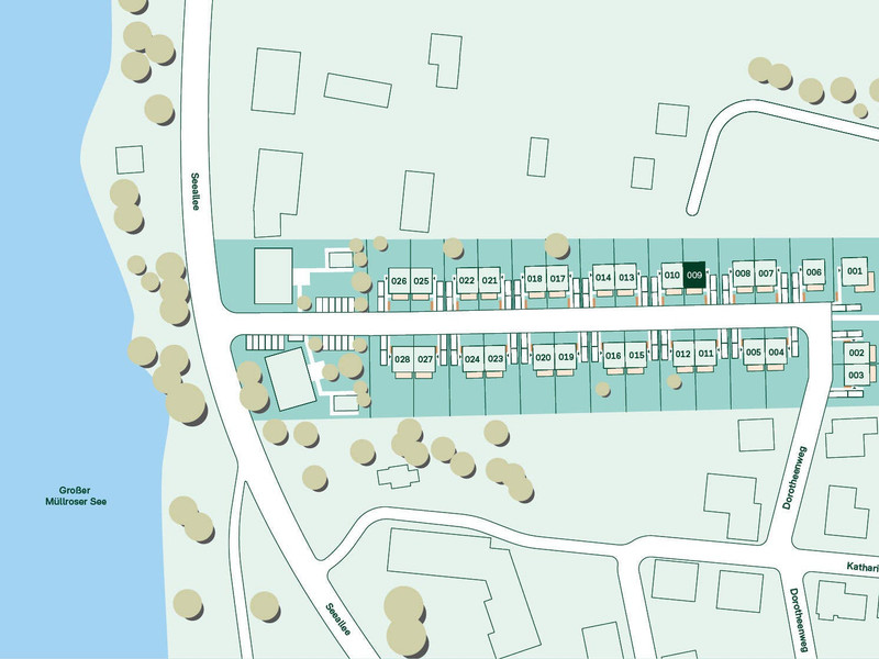 Lageplan Seequartier Müllrose