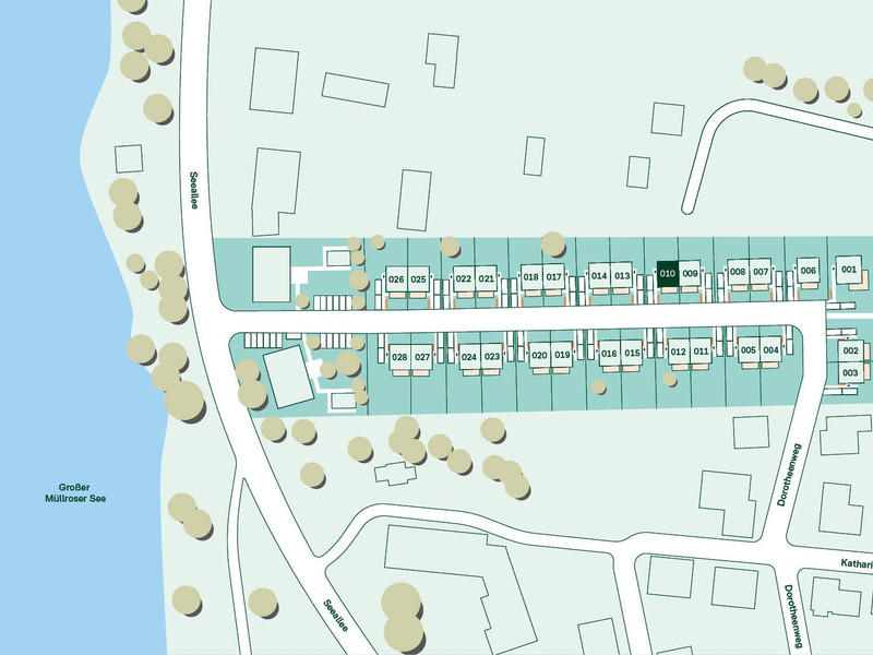 Lageplan Seequartier Müllrose