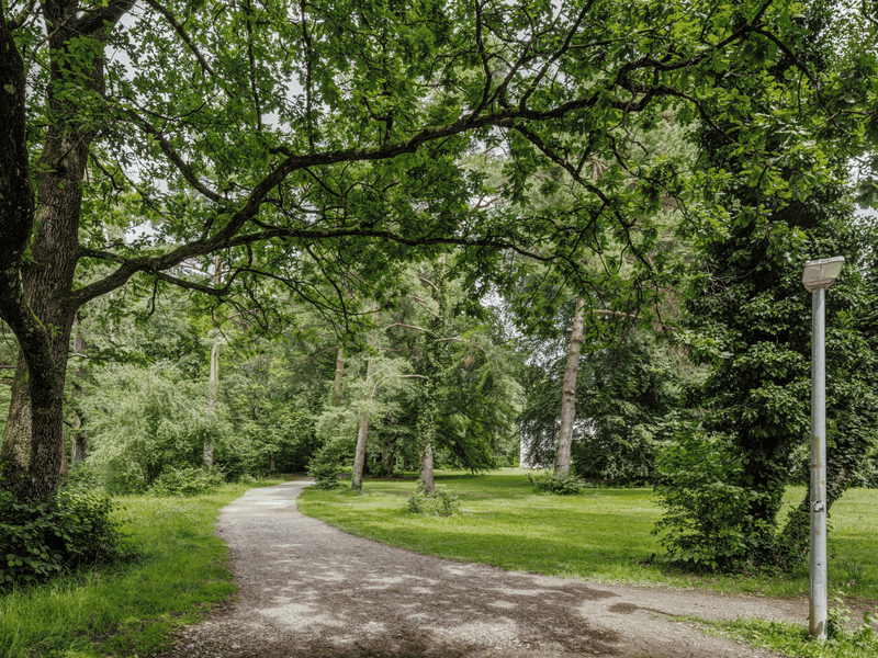 Urbaner Standort im Grünen