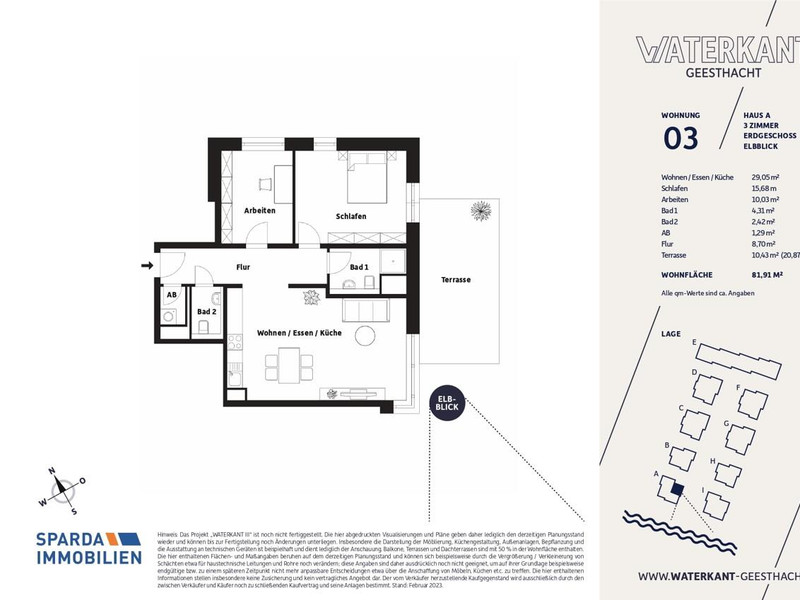 Grundriss Wohnung 3