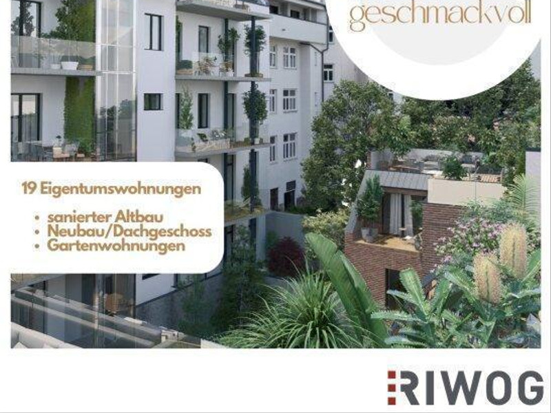 GROHGASSE 10 | hochwertig ausgestattete 2-Zimmer Altbauwohnung mit sonniger Loggia | Erstbezug nach 