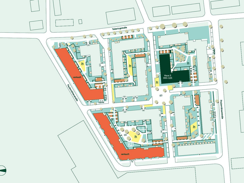 Lage der Eigentumswohnung im Quartier