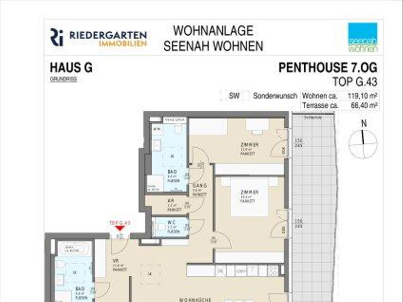 SEENAH WOHNEN, charmante 4-Zimmer-Wohnung mit Balkon