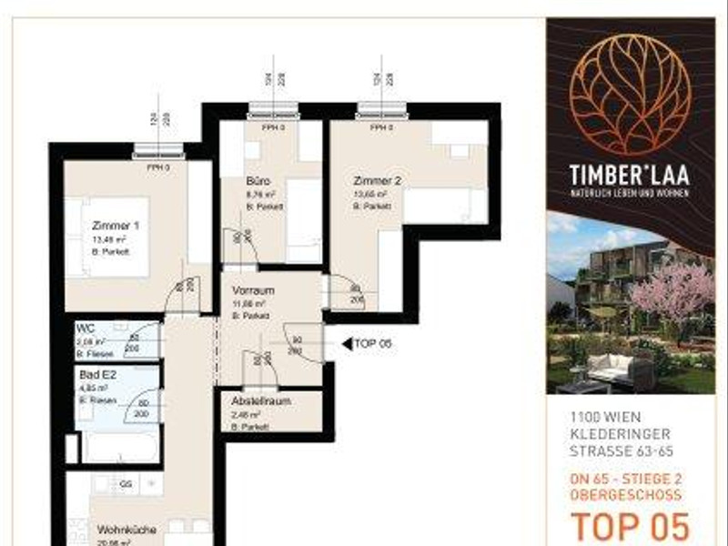 TIMBER*LAA - Bezugsfertige Neubau Erstbezugswohnungen mit ersklassigem Wohnklima