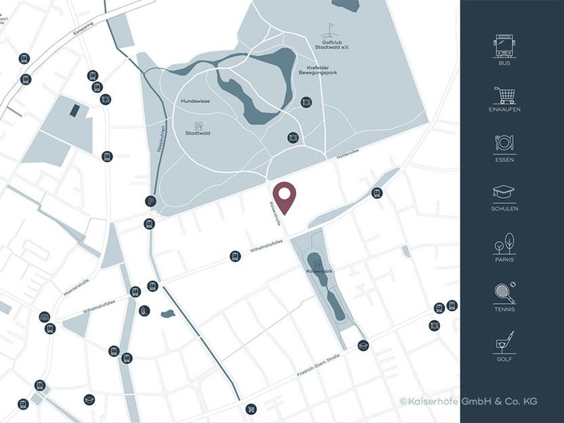 ┬®Kaiserhöfe Krefeld_Map_Micro