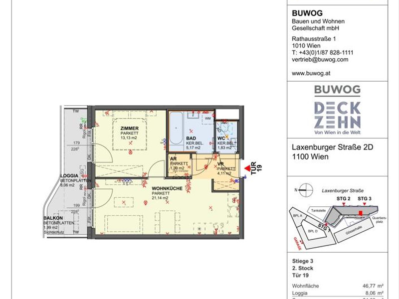 Wohnungsplan