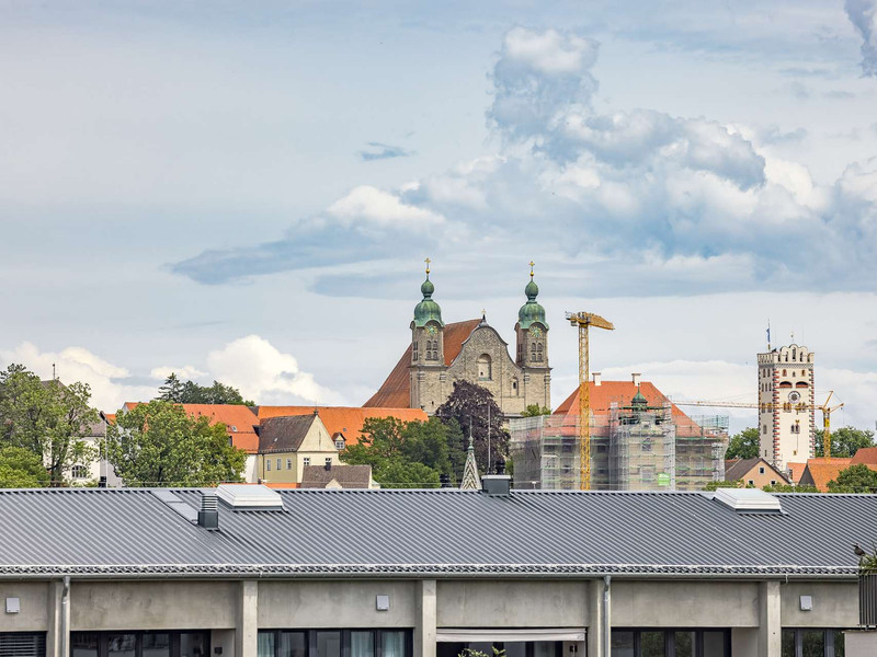 Blick in Landsbergs Altstadt