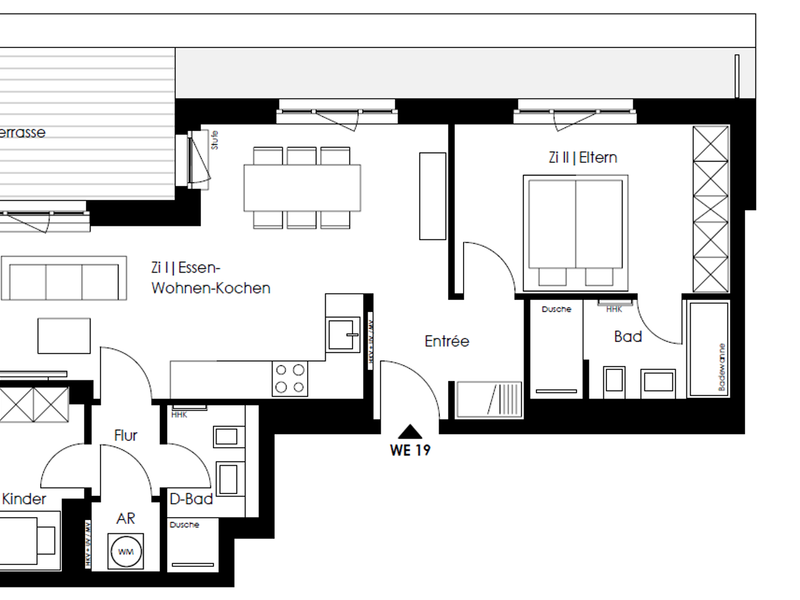 Grundriss WE19